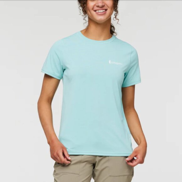 COTOPAXI WOMENS SIZE LARGE FINO TECH SHORT SLEEVE TEE IN SEAGLASS - Picture 1 of 7